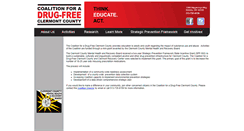 Desktop Screenshot of drugfreeclermont.org
